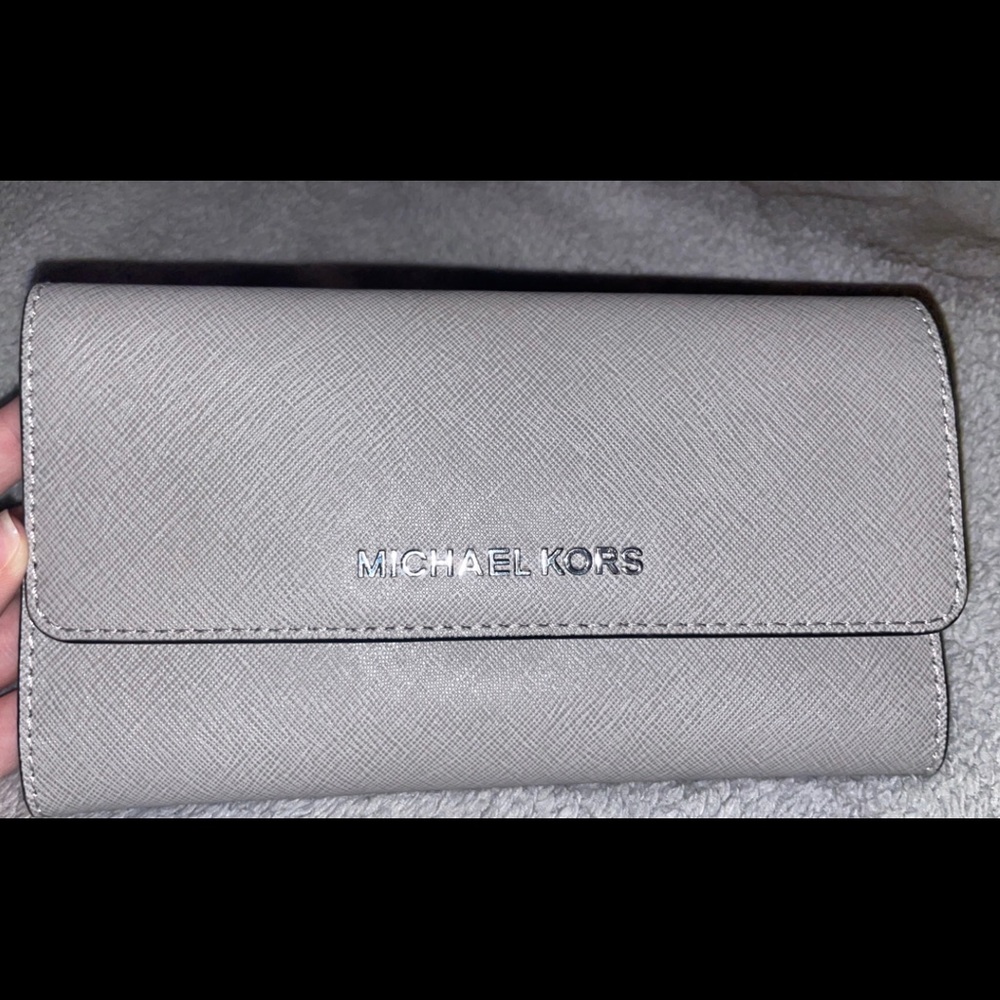 Grey Michael Kors Wallet